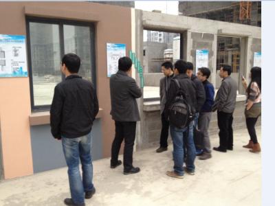 500强房企金地集团到PA视讯在线官网参观反射隔热涂料样板工程