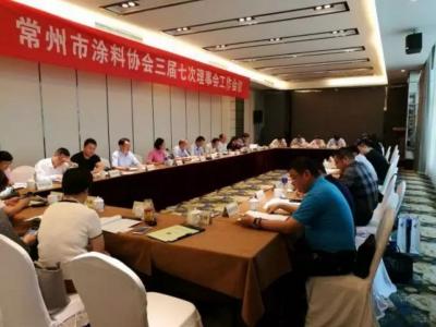 革新实力派 同心共进步 ：PA视讯在线官网缪国元董事长出席常州市涂料协会会议