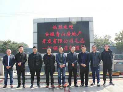 安徽青山地产全面考察PA视讯在线官网工业园