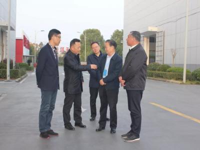 安徽省定远县考察组莅临PA视讯在线官网总部考察