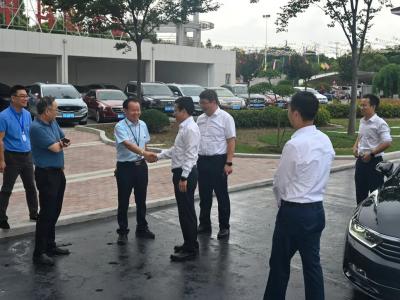 武进区区长陈志良一行莅临PA视讯在线官网集团参观指导！